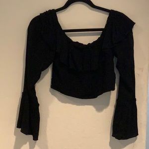 Black flowy top from urban outfitters